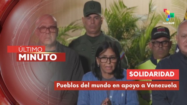 Pdta. (E) Delcy Rodríguez agradece las muestras de apoyo a mandatarios del mundo