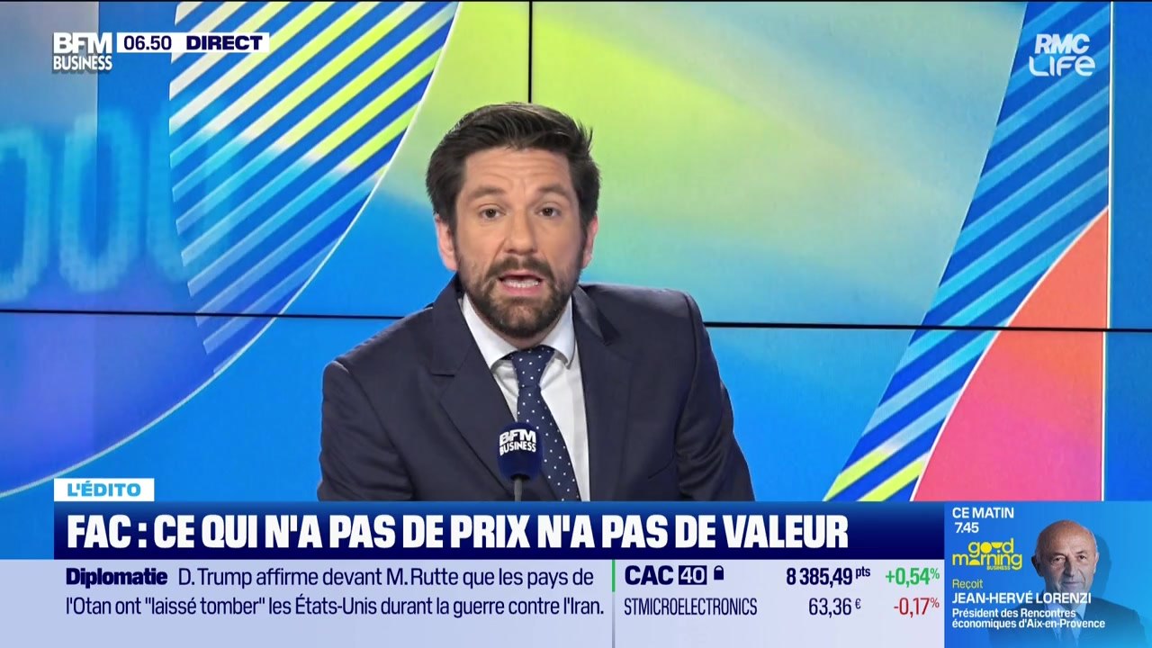 L’Edito de Raphaël Legendre : Fac, ce qui n'a pas de prix n'a pas de valeur - 25/06