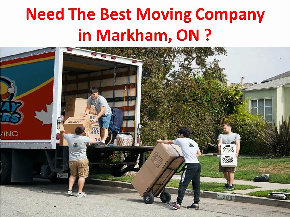 Ecoway Movers : Top-Rated Moving Company in Markham, ON