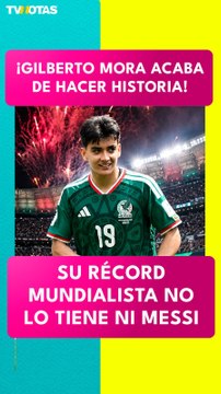 Gilberto Mora hace historia con 17 años rompe un récord mundialista ante Chequia que ni Messi tiene