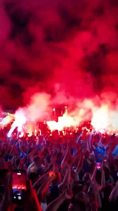 Bosnia and Herzegovina fans are PUMPED to make it out of the group stages for the first time in their history!  Their next opponent is likely USA
