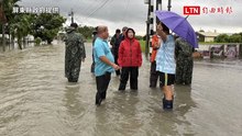 屏東超大豪雨釀積淹水！周春米曝下午2點才停班課原因