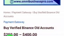 Top 6 Sites To Buying Verified Binance Accounts