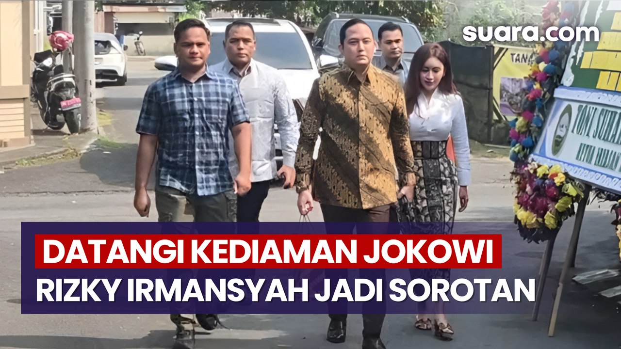 Datangi Kediaman Jokowi di Solo, Sespri Presiden Prabowo, Rizky Irmansyah Jadi Sorotan
