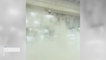 Las imágenes del terremoto en Venezuela desde el aeropuerto internacional de Maiquetia