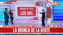 Golpe al bolsillo: el gas envasado no se consigue a menos de 30 mil pesos