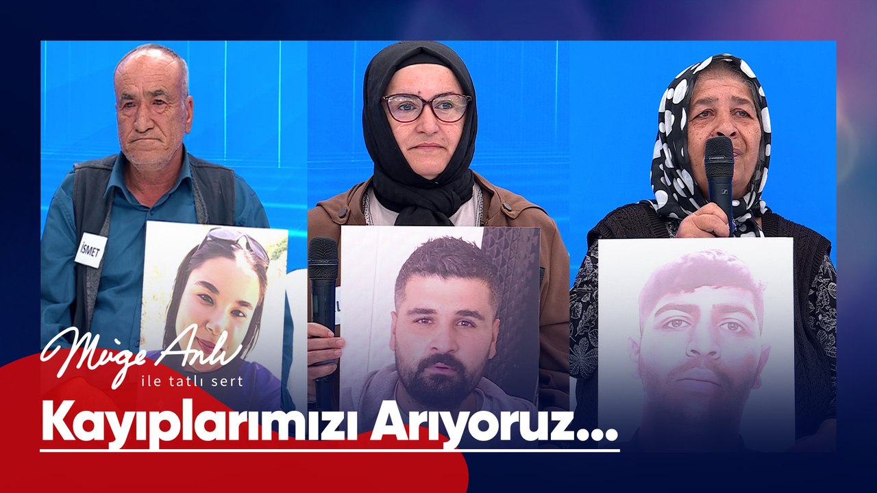 Aileler, kayıplarını aramak için stüdyomuzda! - Müge Anlı ile Tatlı Sert 25 Haziran 2026