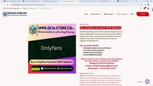 Who Is Selling Onlyfans Account With Balance in 2026 {Trusted}