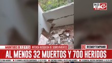 Terremotos en Venezuela: así logró escapar de un edificio en ruinas