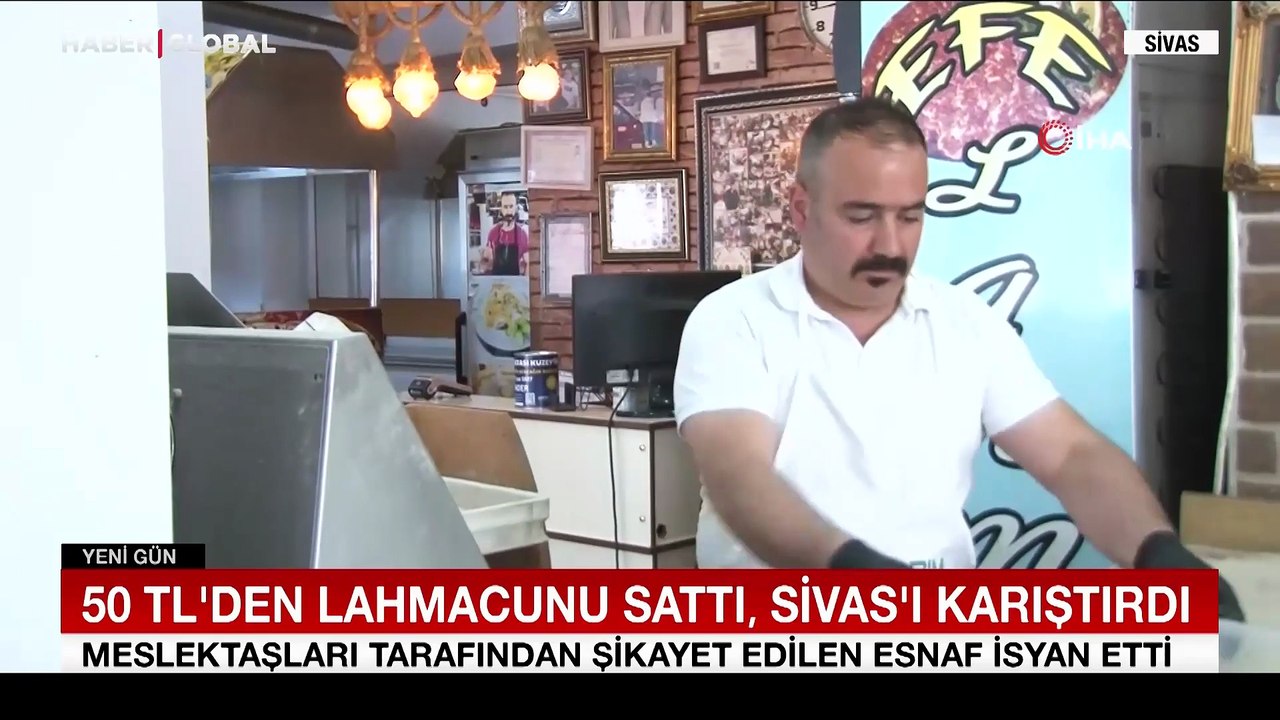 50 TL’den lahmacun sattı ortalığı karıştırdı