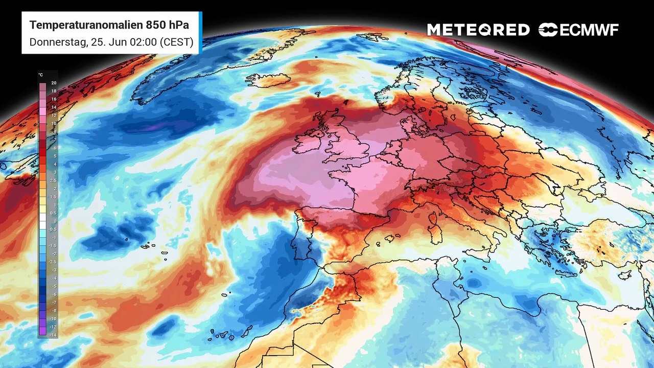 Krasser Heat Dome über Europa und Deutschland - wiederholt sich diese Wetterlage im Juli?