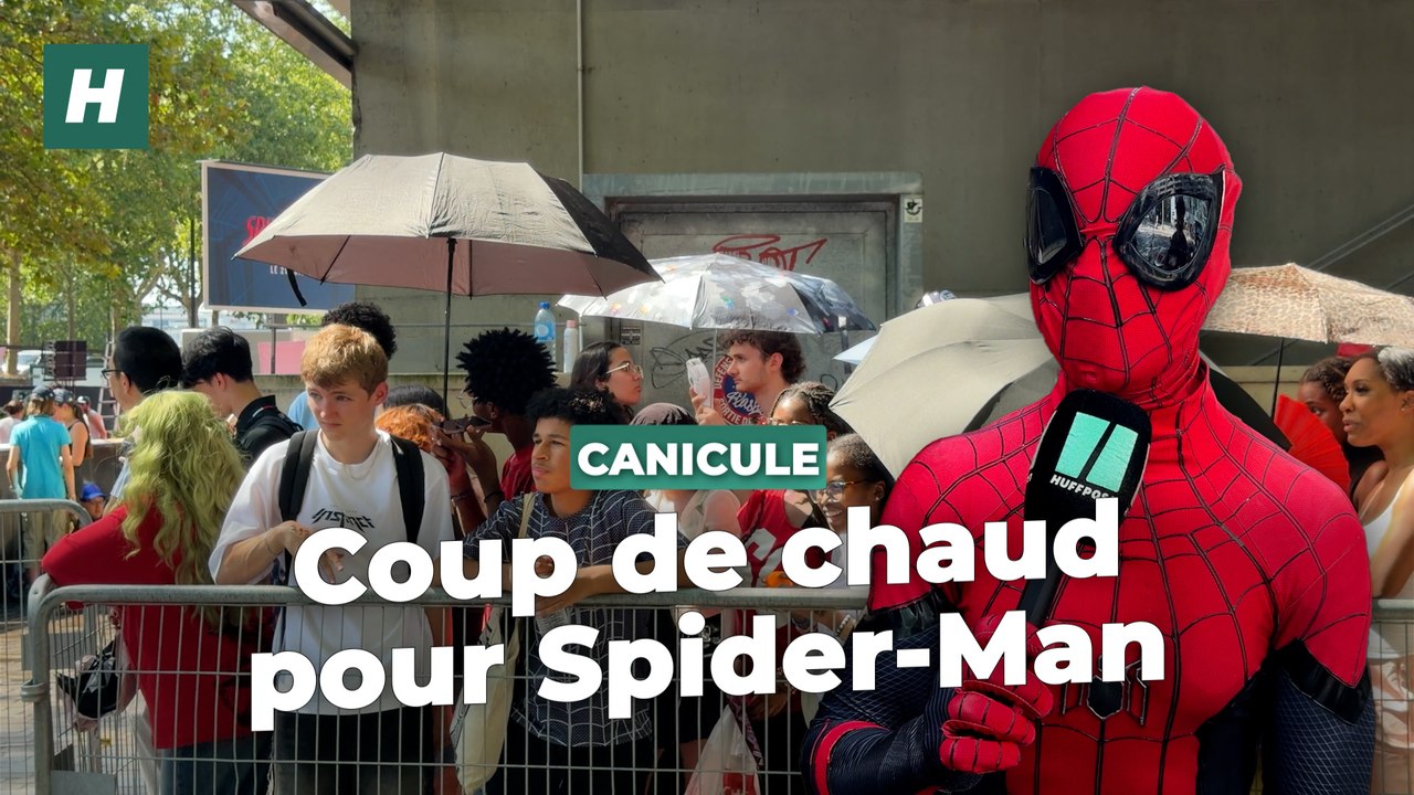 Ces fans de Spider-Man ont bravé la canicule pour voir Tom Holland et Zendaya