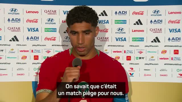 Maroc - Hakimi : "On savait que c’était un match piège"