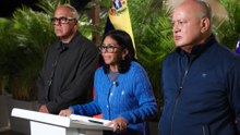 Delcy Rodríguez declara es Estado de Emergencia y agradece a Trump su apoyo tras el terremoto: "Es una verdadera tragedia"