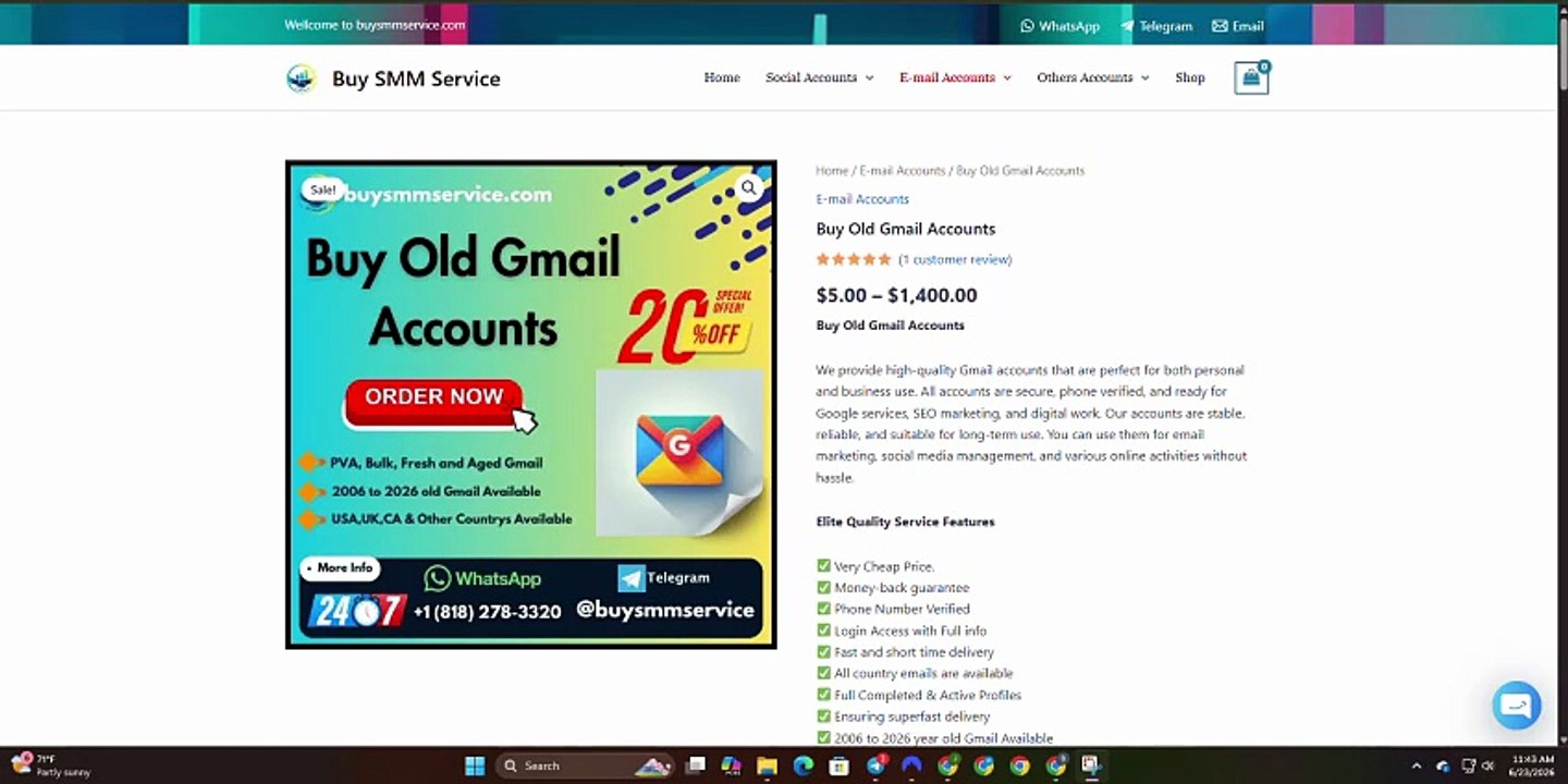 Where to Buy Old Gmail Accounts: Top 17 Websites (2025)