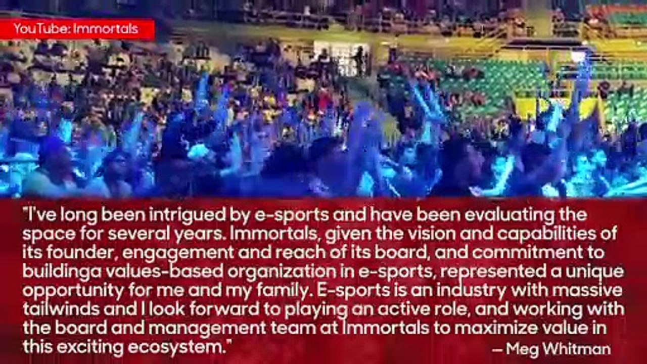 Meg Whitman, Former Hewlett Packard CEO, Invests In E-Sports Organization Immortals | THR News [Full Movie]