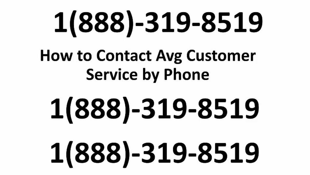 How to Contact Avg Customer Service by Phone