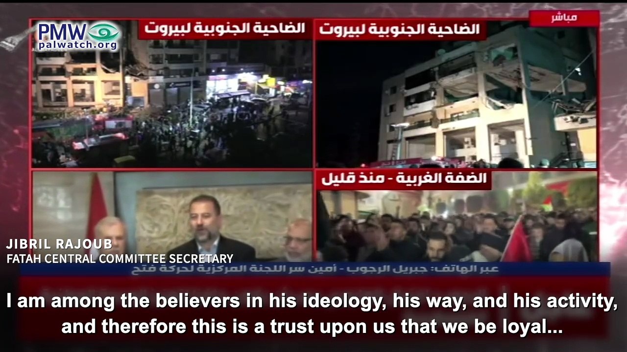 Jibril Rajoub legitimizes Oct. 7: The Jew is not a victim, but a criminal, a terrorist, a form of Nazism