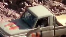 Yemeni Fighters Strike Saudi Patrol Vehicle