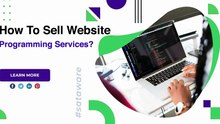 How To Sell Website Programming Services?