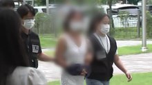 경찰관에 침 뱉은 여성 영장심사..."나도 폭행당해" / YTN