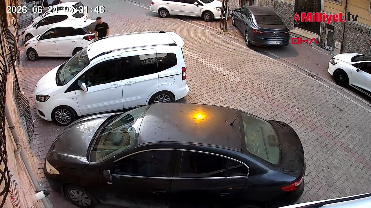 İstanbul'da sabah 05.00'te sokak ortasında infaz! Dehşet güvenlik kamerasında