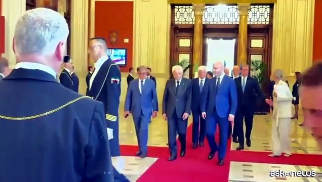 Mattarella e Meloni alla cerimonia per 80 anni Assemblea Costituente