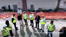 زيارة السفير الاسباني لمشروع مدينة المستقبل