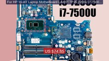 For HP 15-AY Laptop Motherboard LA-D707P i5-7200U i7-7500U 903... -- Hot Deal 2026 | Limited Offer!