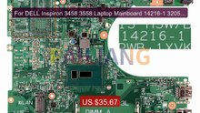 For DELL Inspiron 3458 3558 Laptop Mainboard 14216-1 3205U I3... -- Amazing Value 2026 | Must Have!