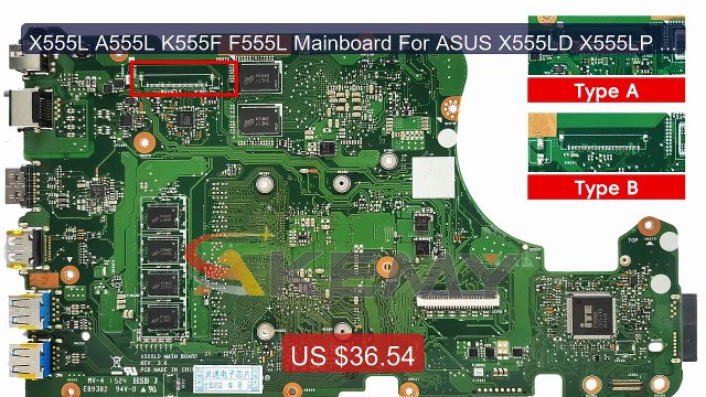 X555L A555L K555F F555L Mainboard For ASUS X555LD X555LP X5... Top Pick 2026 | Unbeatable Price!