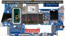 For LENOVO Yoga C740-14IML Notebook Mainboard Laptop NM-C431 i... -- Hot Deal 2026 | Limited Offer!