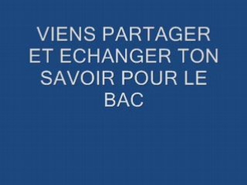 Le bac
