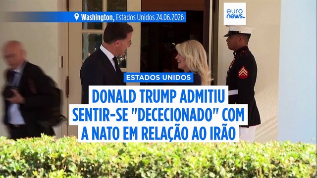 Rutte defende aliados da NATO após Trump dizer que ficou desiludido na questão do Irão