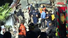 Terremoto in Venezuela, i soccorritori al lavoro tra le macerie a Caracas