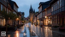 Wernigerode Germany 🇩🇪 | Cosy Evening Walk in Wernigerode, Germany – After the Rain | ASMR | 4K