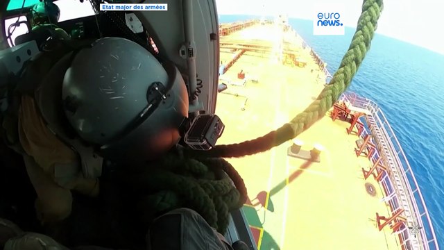 La Armada francesa aborda petrolero de la presunta flota fantasma rusa