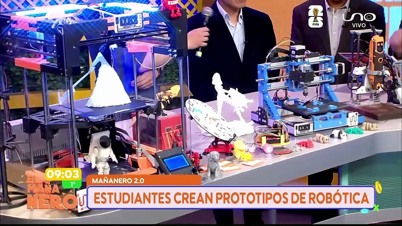Mañanero 2.0 - Estudiantes crean prototipos de robótica