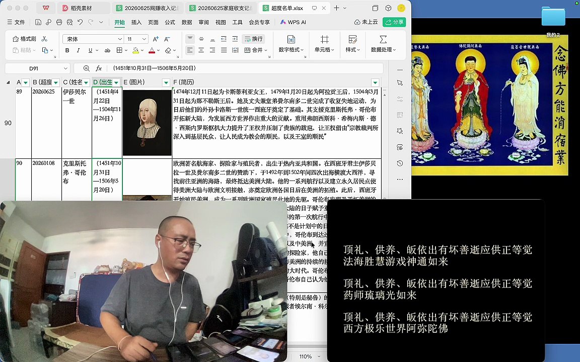 260625助念往生仪轨于清迈SR公寓for伊莎贝尔一世