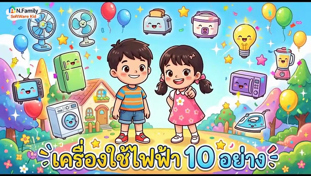 เรียนรู้เครื่องใช้ไฟฟ้า 10 อย่าง