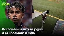 Lamine Yamal compartilha momento engraçado: irmãozinho tenta jogar golfe nos EUA