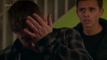 Emmerdale Jacob Gallagher Punches David Metcalfe 30/11/2023