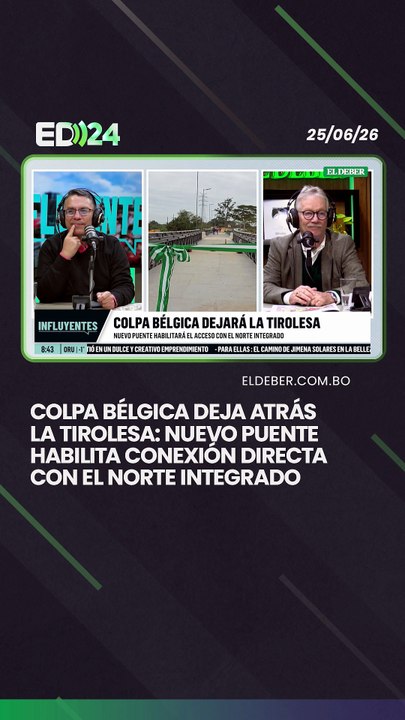 Colpa Bélgica deja atrás la tirolesa: nuevo puente habilita conexión directa con el Norte Integrado