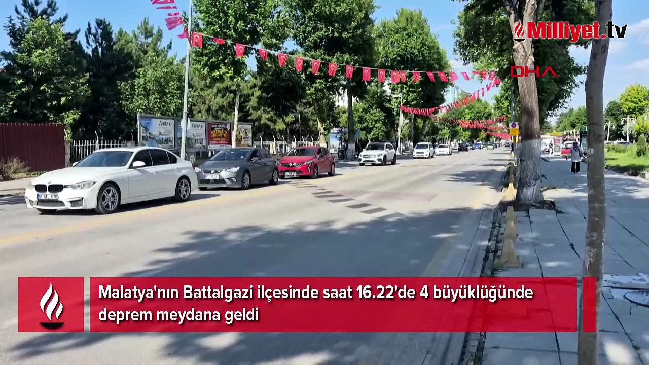 Malatya'da 4 büyüklüğünde deprem