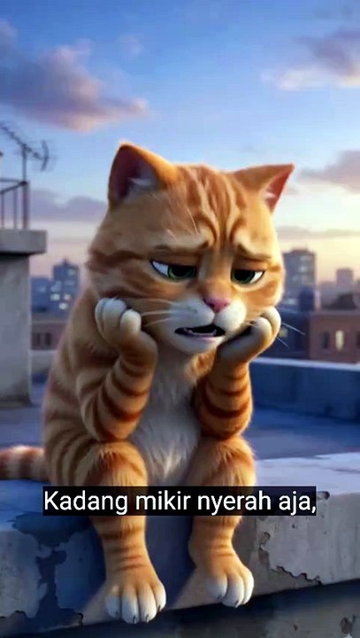 Cats   mikir mau banyak uang funny cute