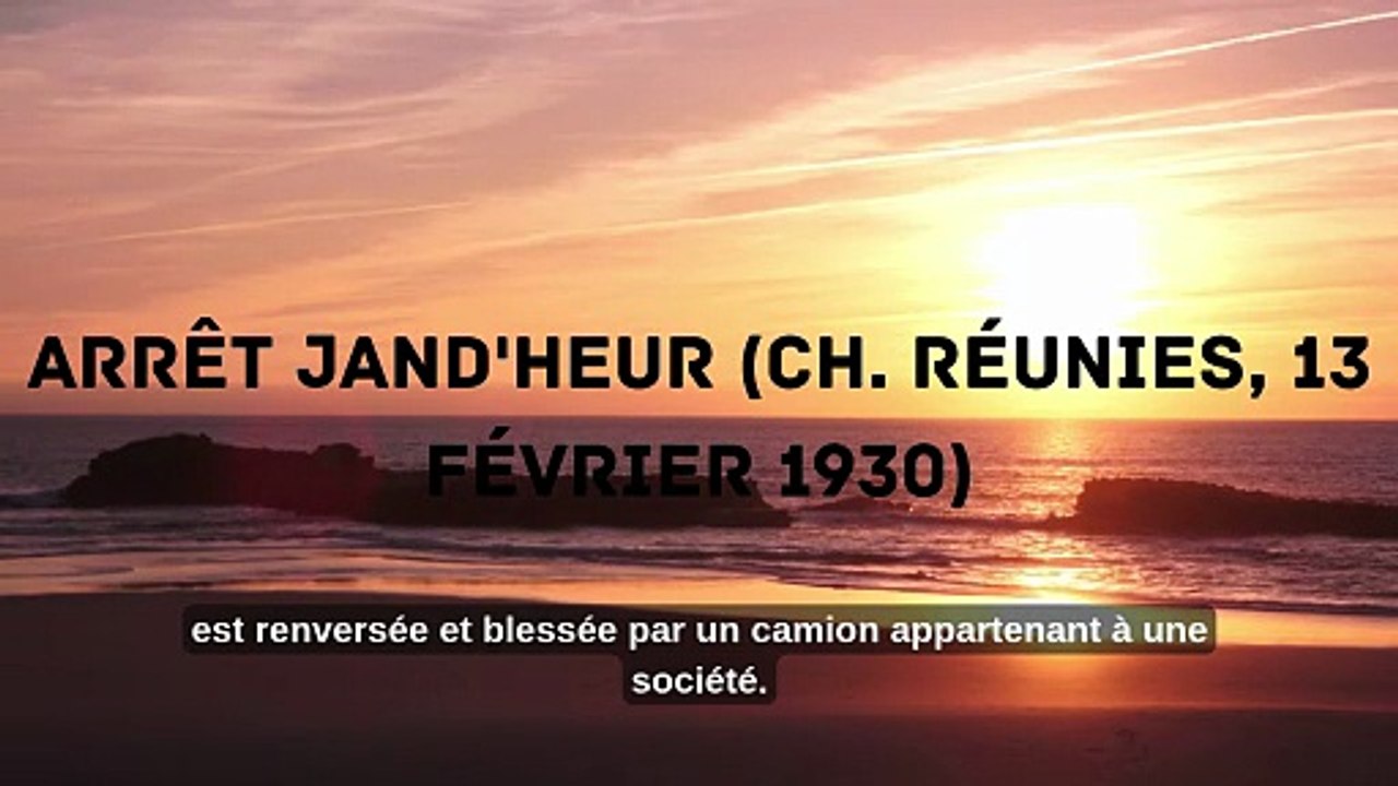 Arrêt Jand'heur (Ch. réunies, 13 février 1930)