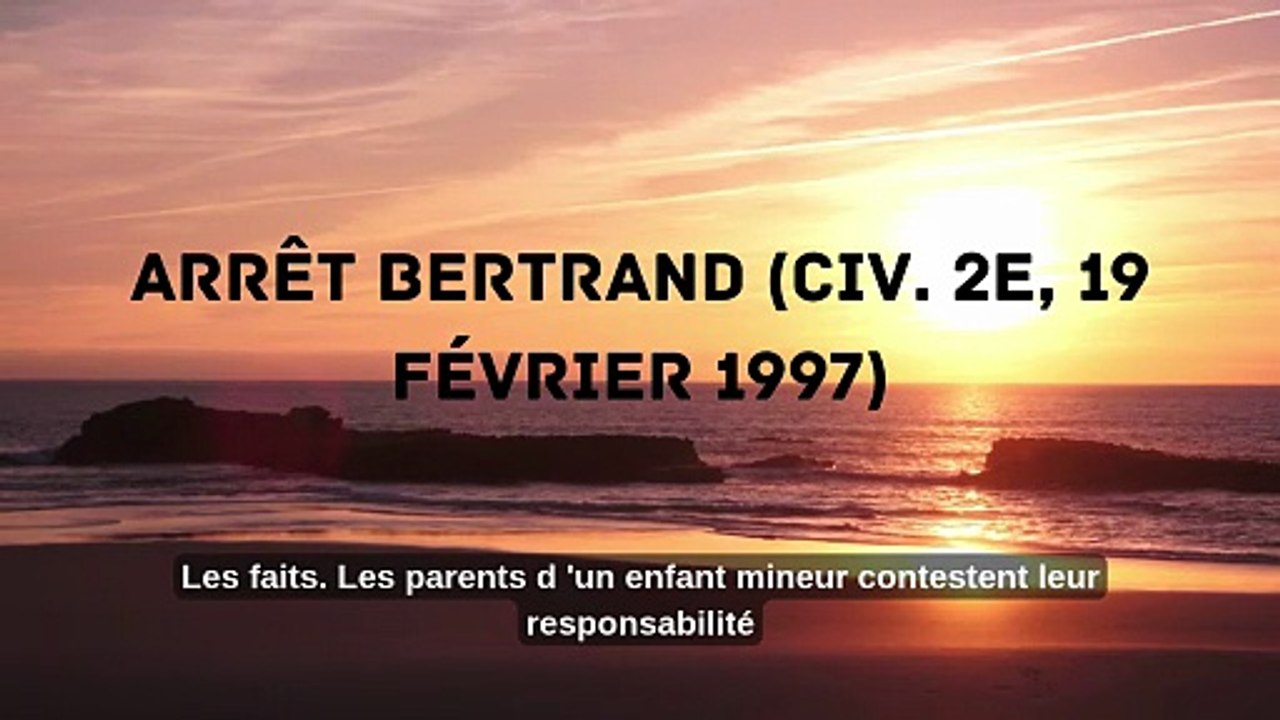 Arrêt Bertrand (Civ. 2e, 19 février 1997)