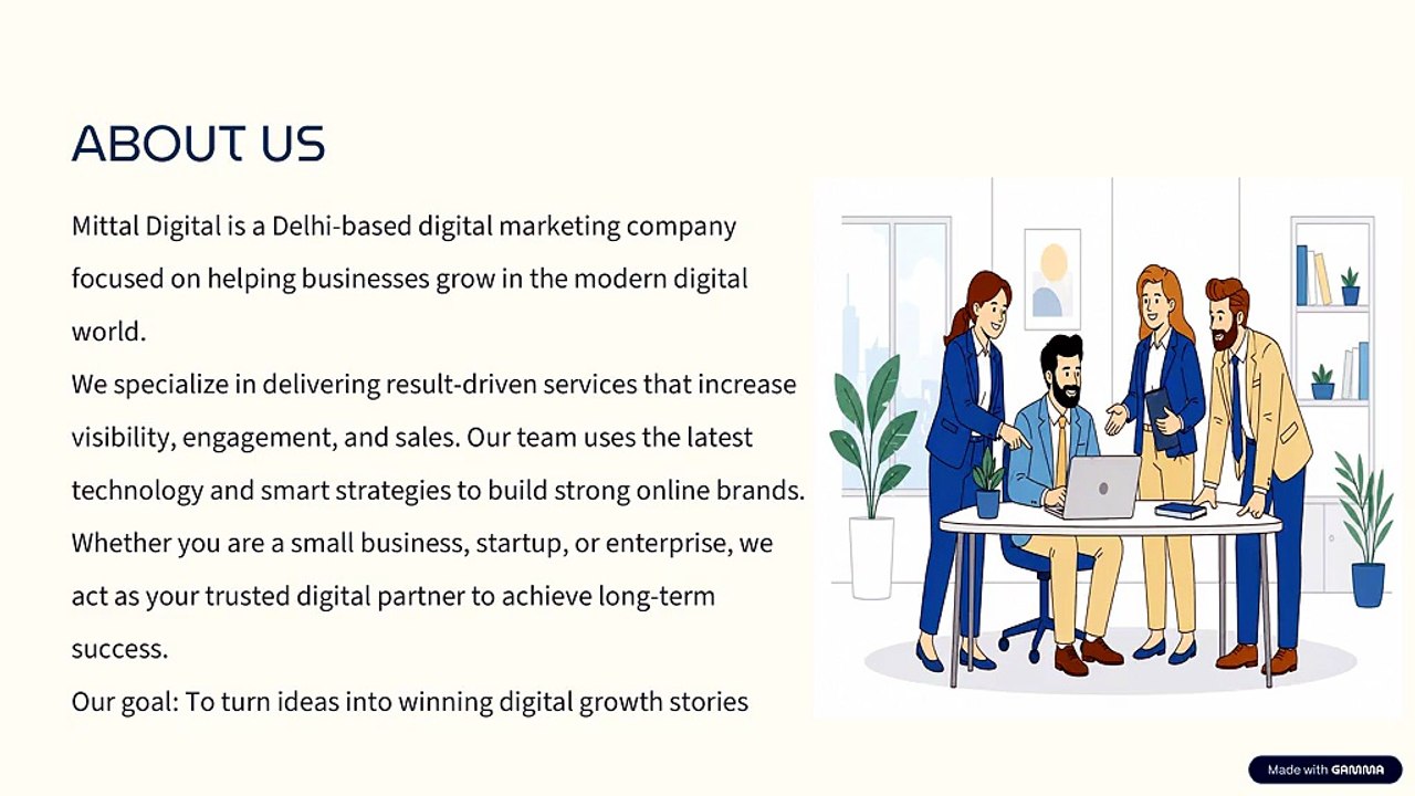 Mittal Digital ppt video
