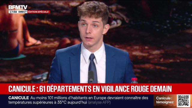 Marschall Truchot : canicule, 61 départements en vigilance rouge demain - 25/06