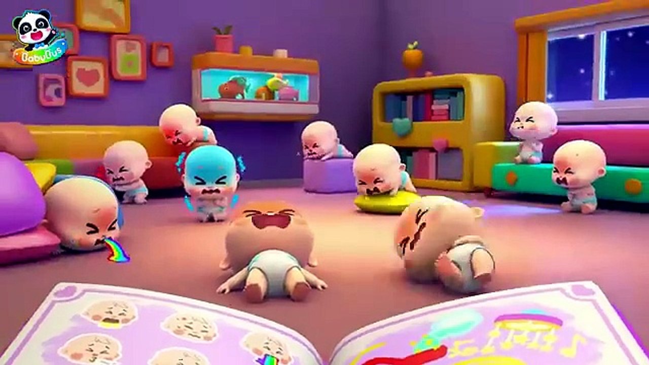 Ten Fruits and Veggies Burger _ Learn Numbers _ Nursery Rhymes _ Kids Songs _ BabyBus